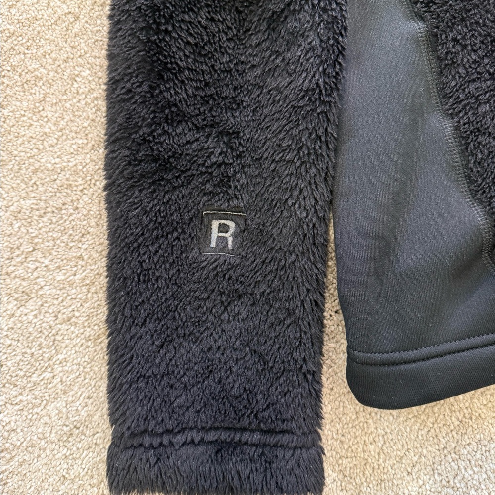 Patagonia R3 Hi-Loft Hoody Women’s M Black Fleece Jacket Hood Full Zip Regulator - Picture 5 of 6